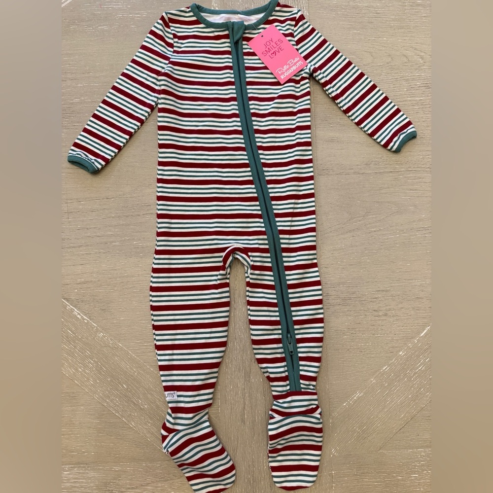 Striped Kids Footie Pajamas by Rugged Butts